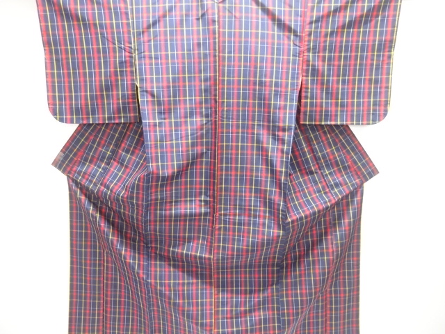 Japanese Kimono / Tsumugi Omeshi Silk